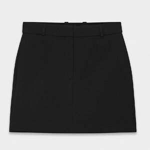 Babaton Chisel Black Mini Skirt
